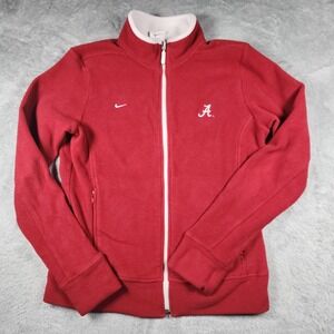 Alabama‎ Crimson Tide Jacket Youth Medium Red NCAA Football Nike Fleece Zip